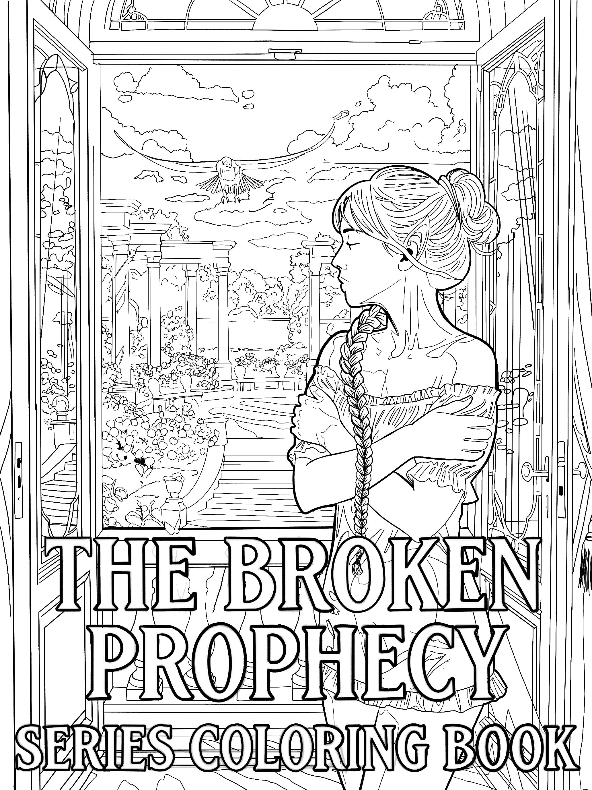 Broken Prophecy Series Coloring Book (DIGITAL)