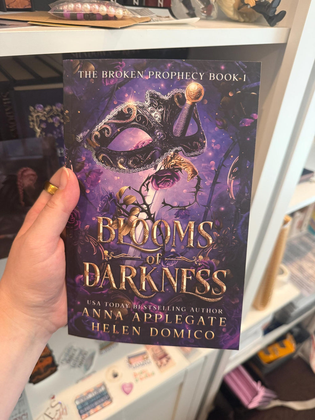 Imperfect Copy Blooms of Darkness - Signed Paperback (Minor Print Issue)