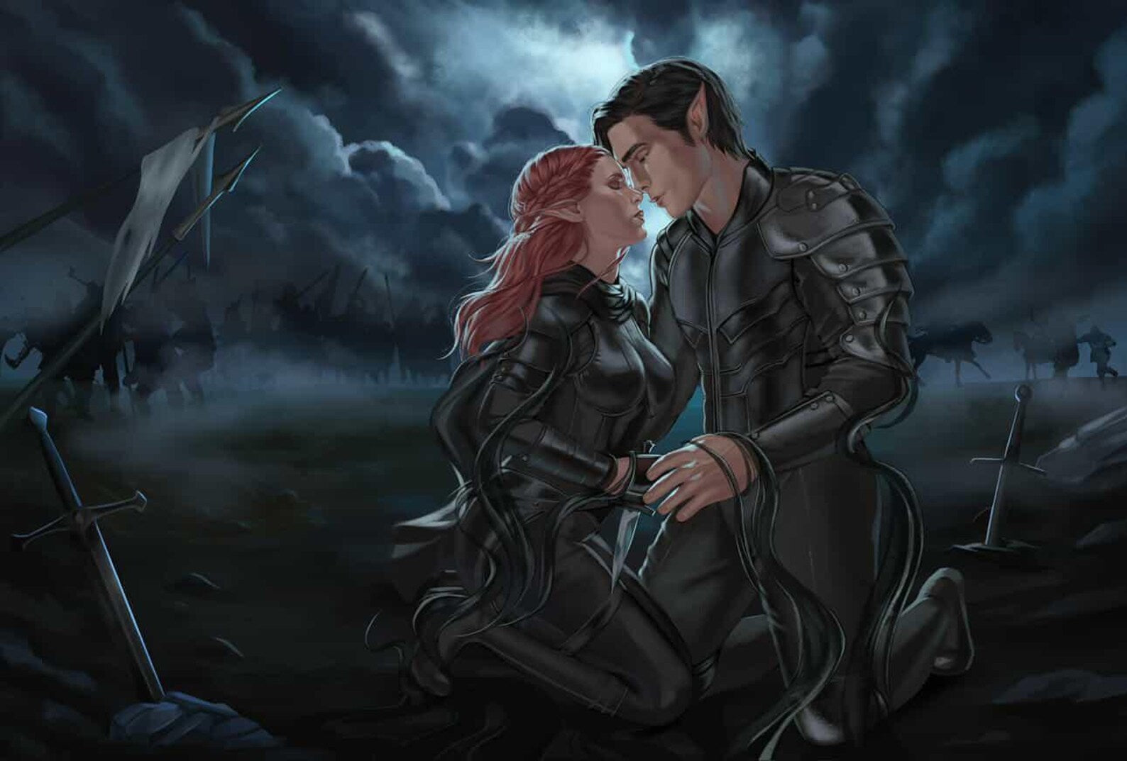 Character Art - Lana & Kade - Crowns of Fate